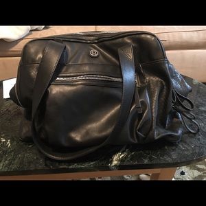 Lululemon never used leather bag
